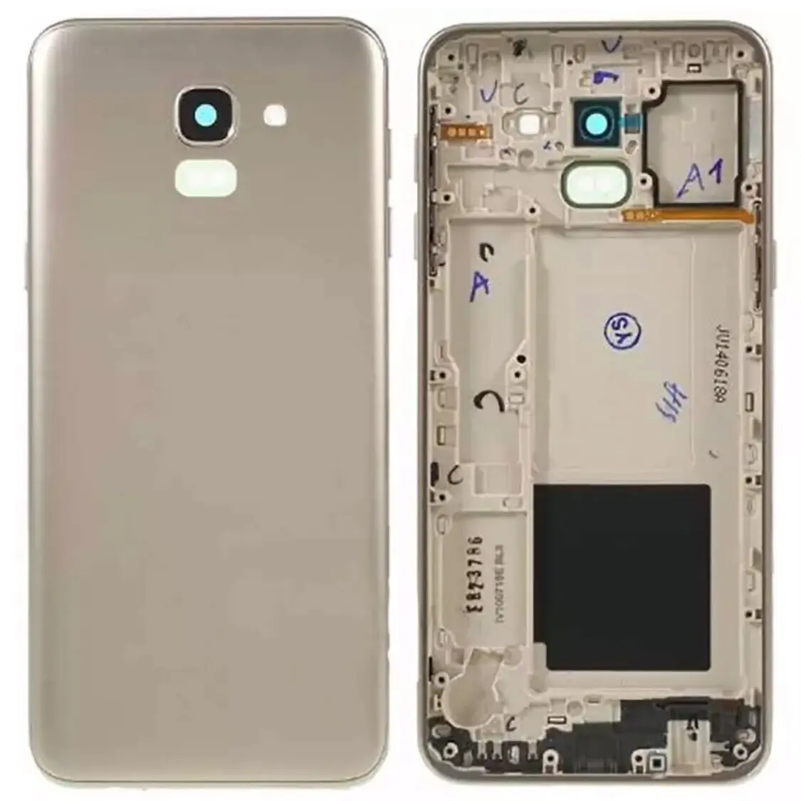 Новый полностью закрытый чехол J6 для Samsung Galaxy 2018 J600F J600G Крышка батарейного отсека