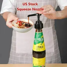 Приправа соус Пресс бутылка многоразовые эфирные масла эмульсия насос лосьон насадка на шланг кухонные инструменты