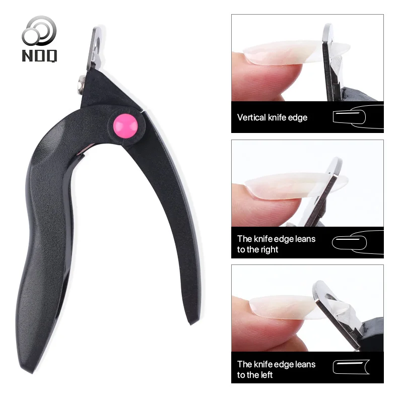 

1pc U One Word Clippers Manicure Tool Professional Nail Art Clipper Cutter UV Gel False Nail Tips Edge Cutters Stainless Steel