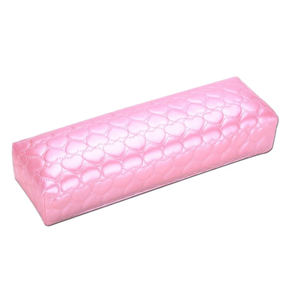 Одноцветная мягкая искусственная кожа подушка для маникюра, подушка для рук и рук, однотонный мягкий инструмент для маникюра, подушка для дизайна ногтей