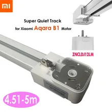 4.51-5M Xiaomi Super Silent Electric Curtain Track/Rail for Mijia Aqara B1 Motor,Mi Home App Control,Ceiling Install,Double Open 4.51-5M Xiaomi Super Silent Electric Curtain Track/Rail for Mijia Aqara B1 Motor,Mi Home App Control,Ceiling Install,Double Open