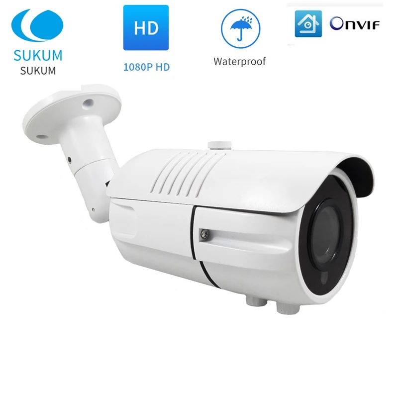 

2MP Outdoor IP Camera ONVIF XMEye APP 2.8-12mm Lens Waterproof Color Night Vision 1080P CCTV Security Camera POE