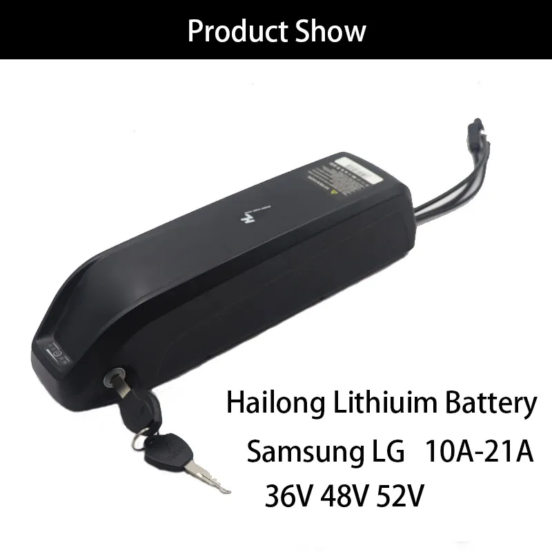 Cheap Hailong Electric Bicycle Lithium Battery Free Shipping 36V48V52V LG SamSung Ebike Battery EU US No Tax Batterie Velo Electrique 2