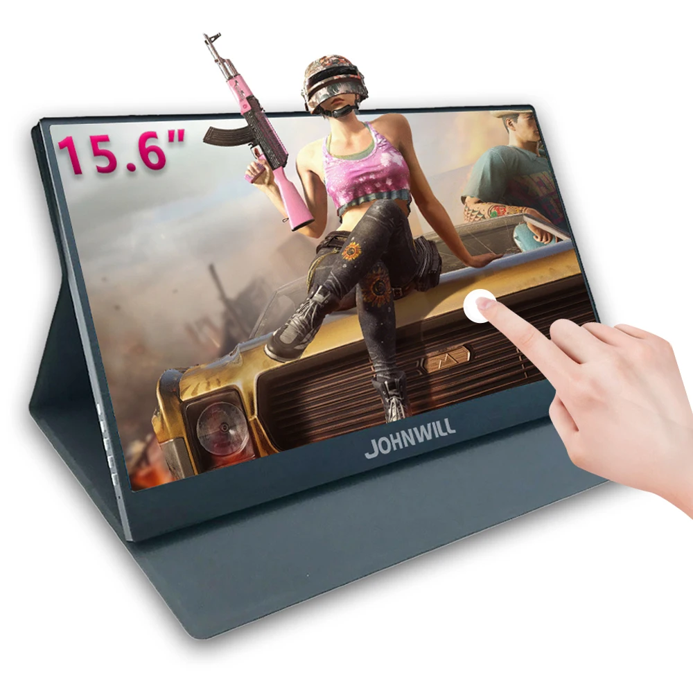 15 6 &quotпортативный сенсорный монитор HD 1080P Type C HDMI игровой с двойным динамиком для