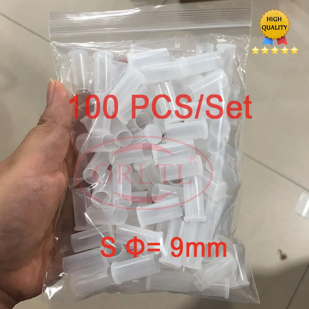Diesel CR Injector Nozzle Dust Cap Nozzle Sprayer Plastic Nut Parts 7mm 9mm Inner Size 12mm 14mm Diameter for Bosch