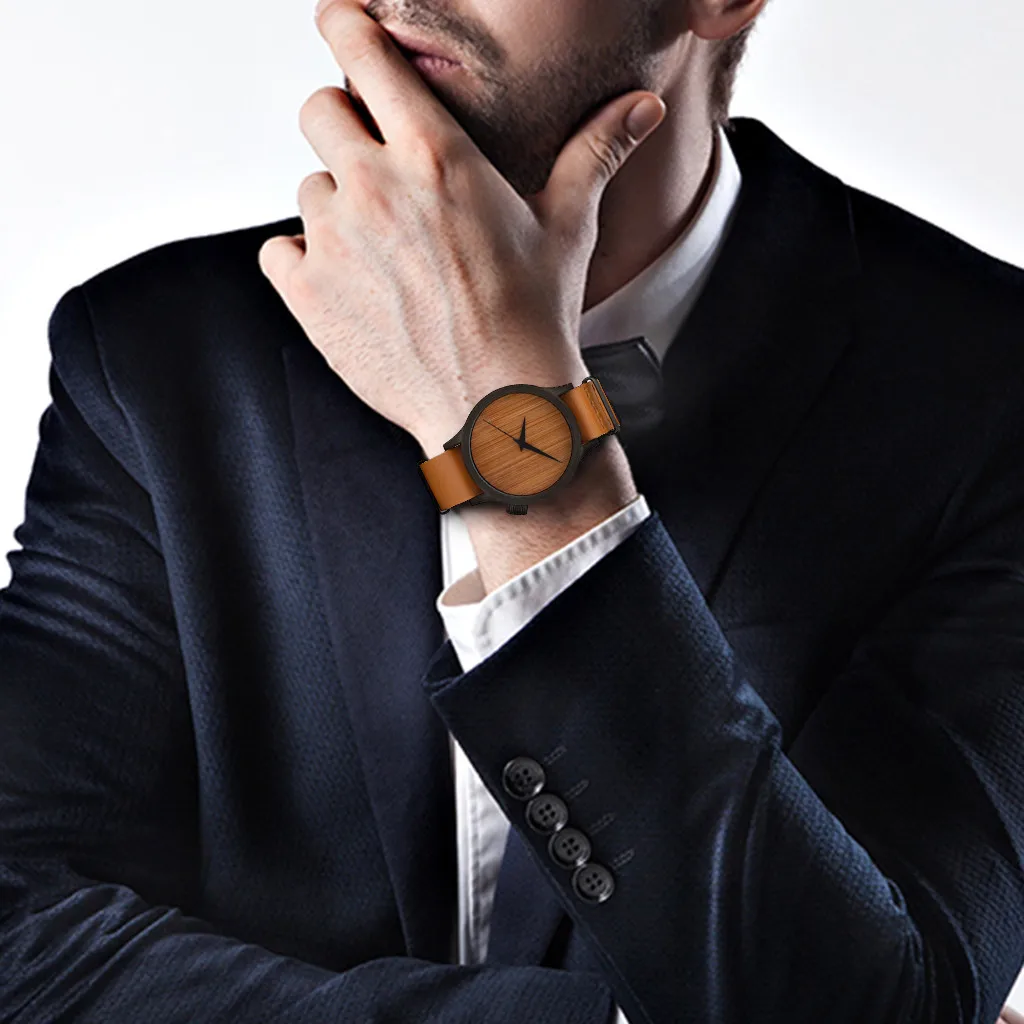 Relogio Masculino повседневные мужские часы Reloj Hombre модные деревянные часы мужские и женские часы бамбуковые часы Erkek Kol Saati