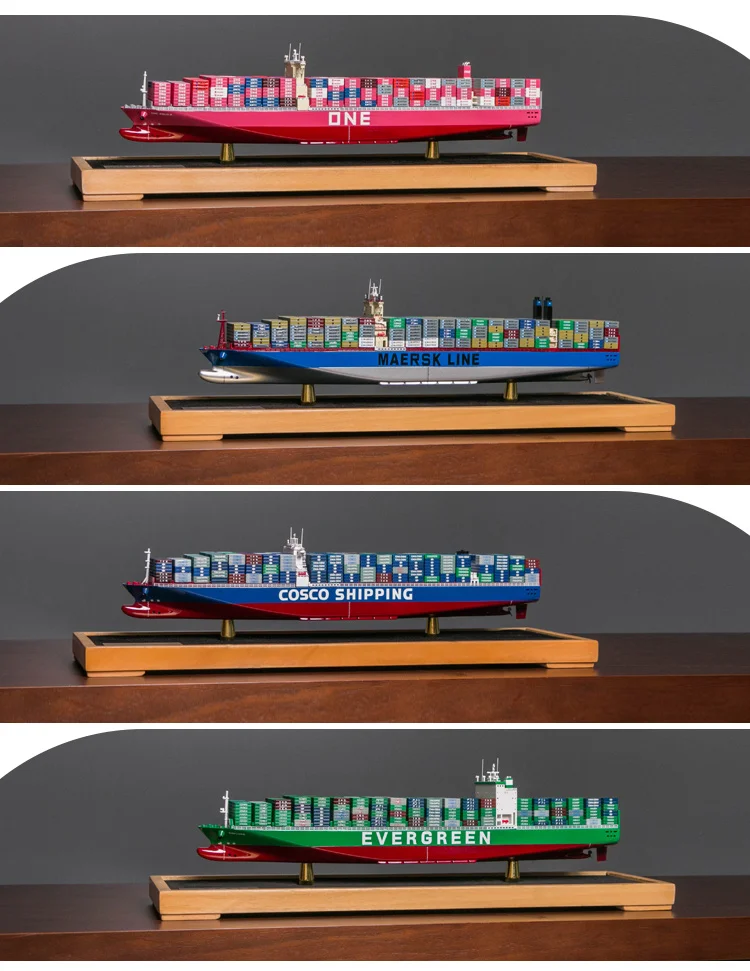 Maersk модель грузового корабля моделирование контейнерного корабля сплав модель корабля одна модель корабля-контейнеровоза украшения индивидуальные вручную