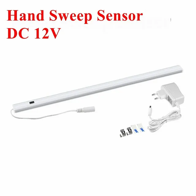 12V Hand Sweep USB ручная развертка выключатель Smart Кухня лампа движения 12В Сенсор светодиодные локальные светильники для подсветки шкафов светильник шкаф для одежды шкаф-кровать 30/40/50 см светильник бар - Цвет: 12V Hand Sweep