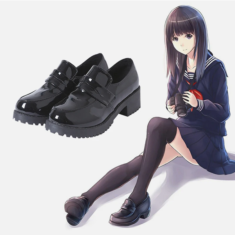 Японская Студенческая обувь для школьниц; обувь в стиле Лолиты для колледжа; обувь для костюмированной игры; JK Commuter; Униформа; обувь из искусственной кожи
