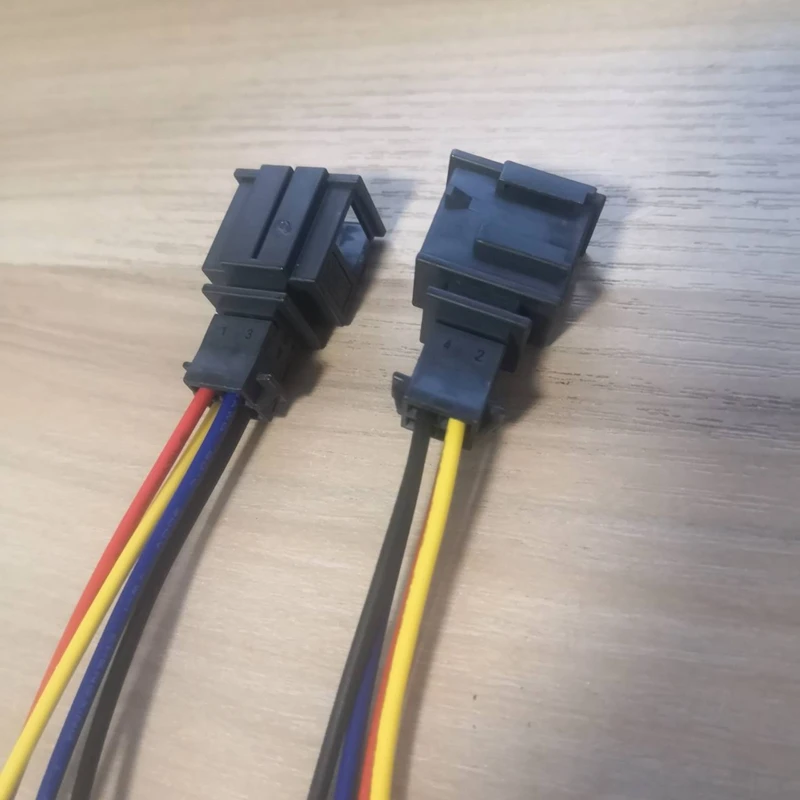 1/5/10/20/50pcs/lot 4 Pin/Way Male Taillight Plug Tail Lamp Connector STECKER Wire Cable Pigtail For AUDI VW SKODA 3B0972732 | Автомобили