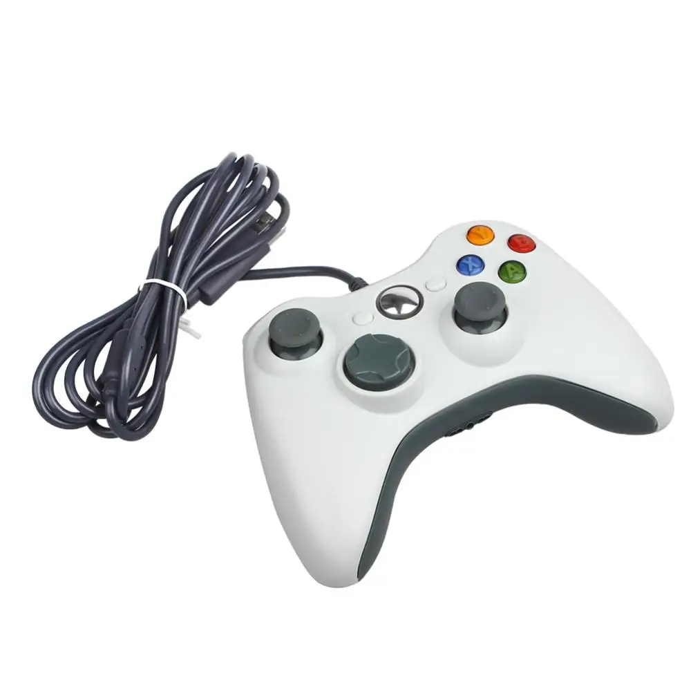USB проводной геймпад для Xbox 360/тонкий контроллер джойстика для Windows 7/8/10 microsoft ПК контроллер Поддержка для паровой игровой коврик