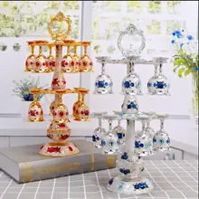 Творческий 12 чашек/набор металла wiskey чашки виски графин бар набор для мужчин самогон аксессуары JB005