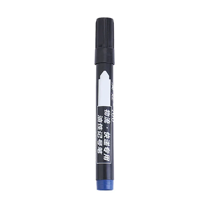 1 шт. маркер с перманентной краской ручка масляная водонепроницаемая черная ручка маркеры для шин быстросохнущая металлическая стеклянная ручка канцелярские принадлежности