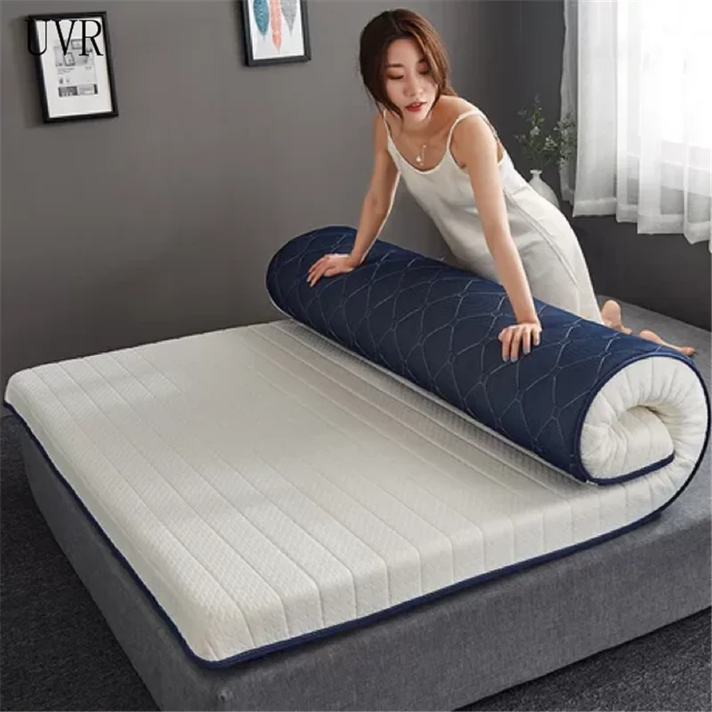 Colchón de látex de espuma viscoelástica de alta resistencia, cojín para el  hogar, dormitorio de estudiantes, Individual Doble tatami, almohadilla de  esponja de invierno - AliExpress