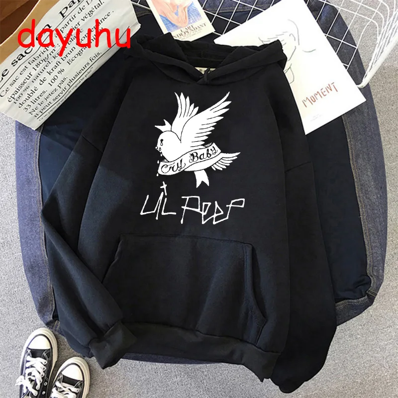 Мужские и женские толстовки с капюшоном Lil мужские свитера Sudaderas Cry винтажные для