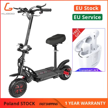 

Europe Stock KUGOO G-Booster Folding Electric Adult Scooter 1600W Motor Max 85KM 55KM/H Backcountry Fan Scooter Better than M365