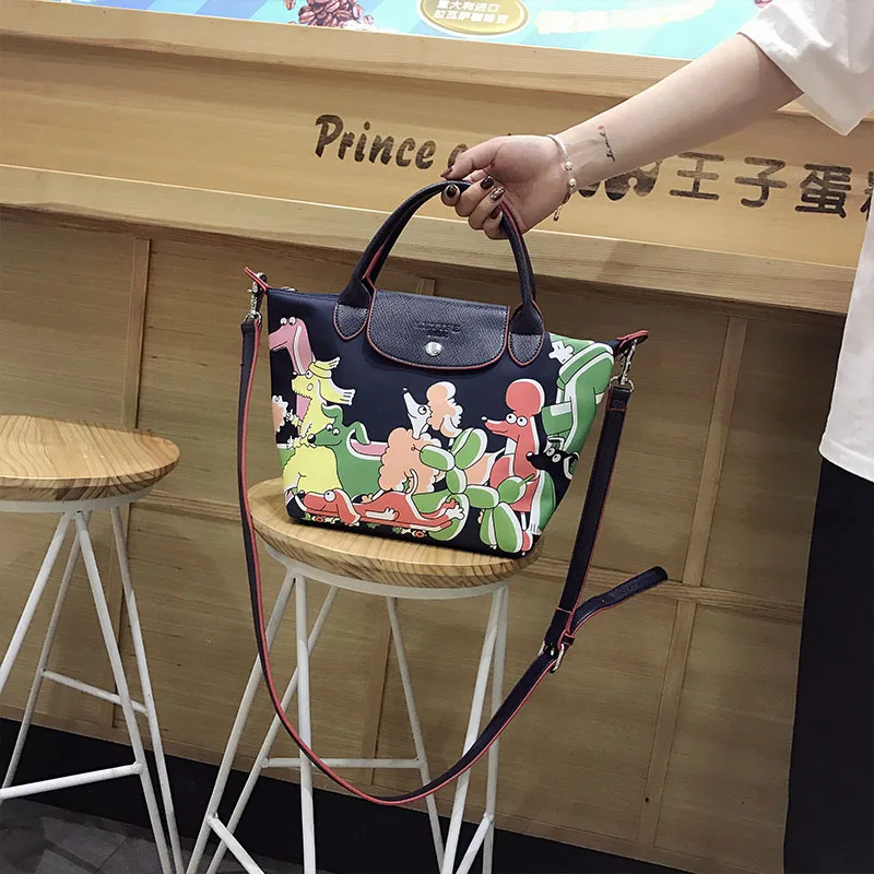 Женские сумки кожаные сумки через плечо для девочек сумка-мессенджер женские сумки Braccialini бренд стиль искусство мультфильм пудель