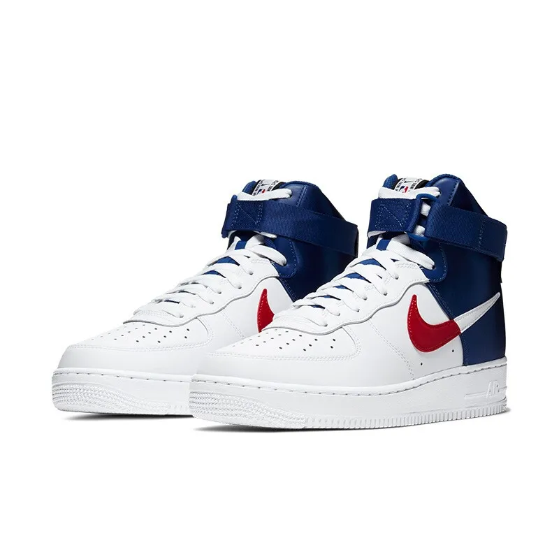nike air force 1 high men's skateboarding shoes red