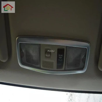 

Car ABS Chrome Front Head Read Reading Switch Light Lamp Frame Trim Hoods 1pcs For Mitsubishi Outlander 2016 2017 2018 2019