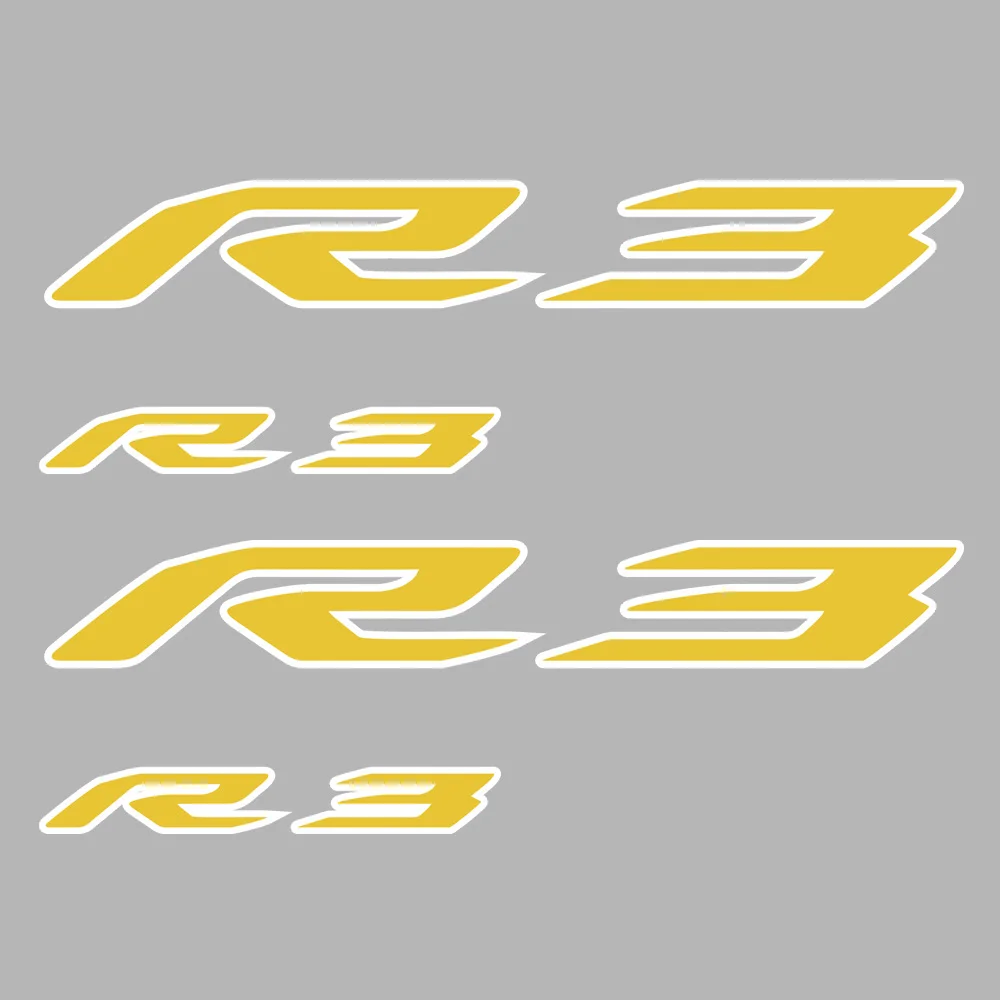 

For YAMAHA YZF R3 YZF-R3 YZFR3 Motorcycle Sticker Decal Rims Wheels Body Shell Helmet Tank Fuel Pad Moto R3 Sticker Paster Film