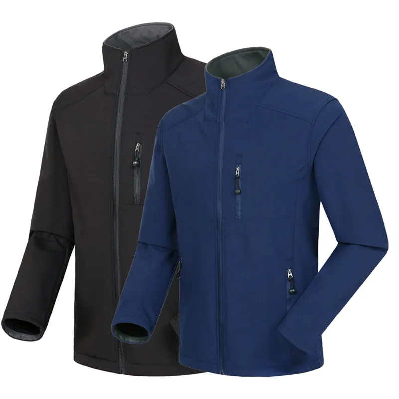 

New Men Softshell jacket Autumn Winter outdoor Thin Fleece warm sports coat camping climbing hiking jacket Trekking Windbreakers