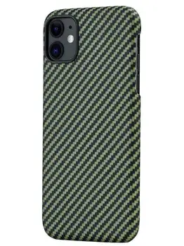 

Pitaka magcase (ki1105r) case for iPhone 11 (yellow twill)