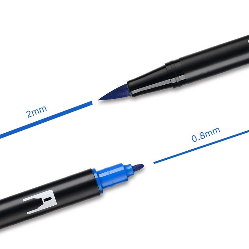 1pcs Tombow Dragonfly ABT Double Head Watercolor Brush Pen Beginner Hand Painting Color Pen Student Stationery