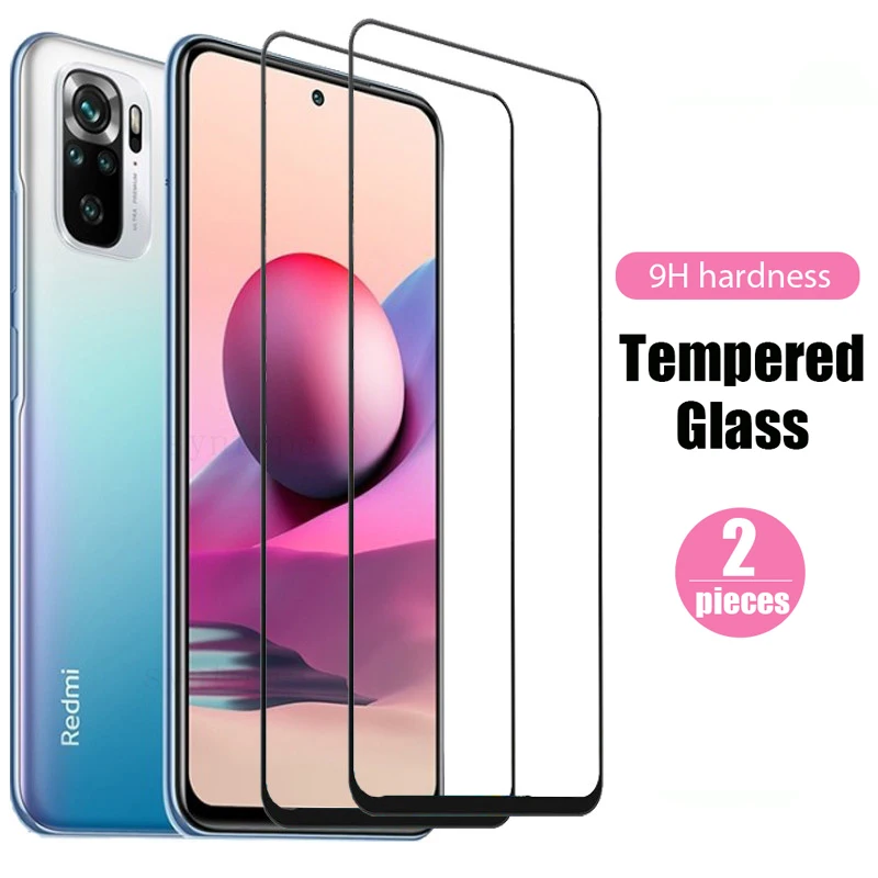 Закаленное стекло для Redmi 10 9 Power 9i 9A Sport 9AT 9C 2 шт. | Мобильные телефоны и аксессуары