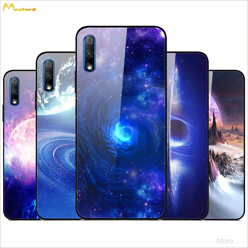 Чехол для телефона honor9x китайской версии Huawei Honor 9x задняя крышка из закаленного