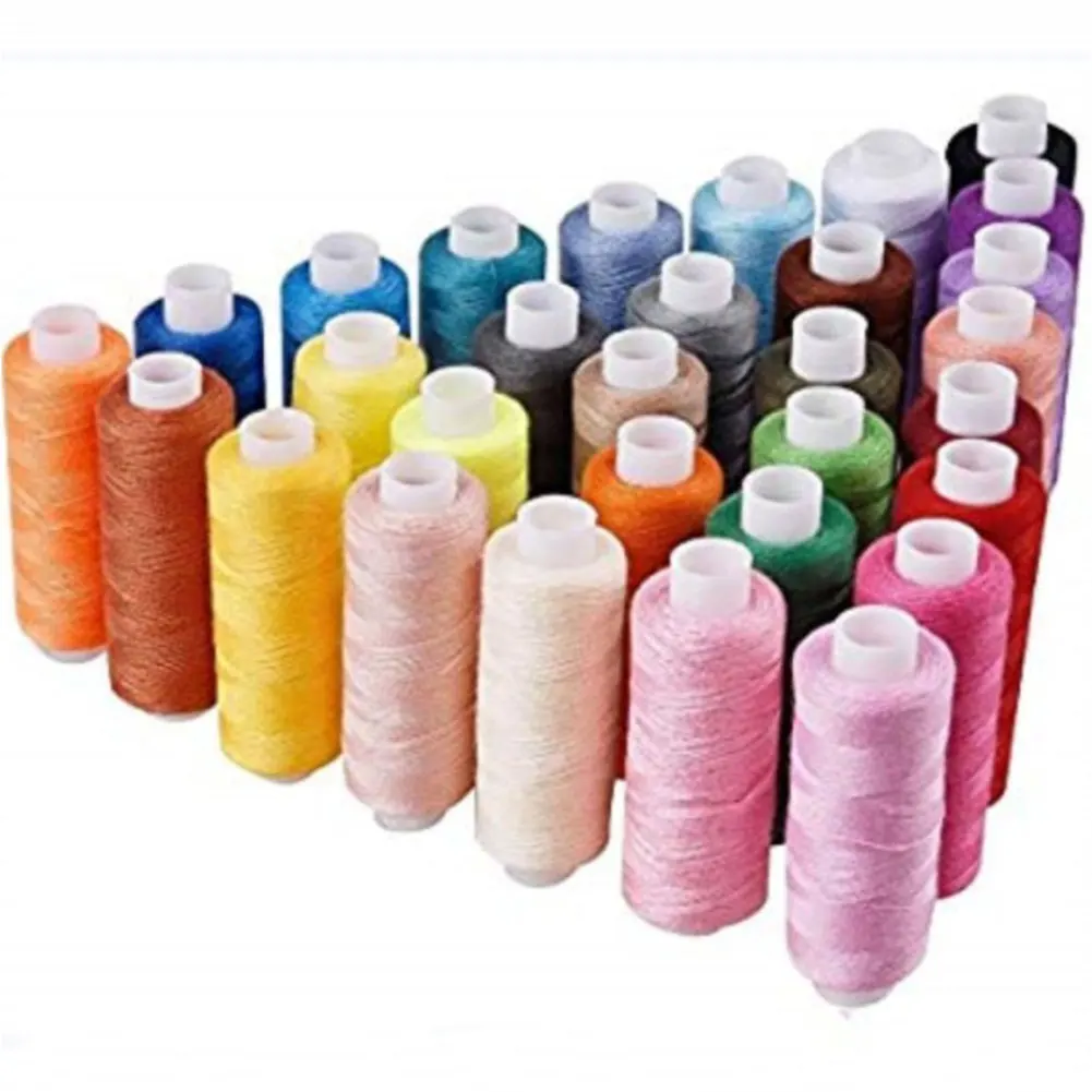 Однотонная практичная вышивка DIY ремесло полиэстер 250 ярдов швейная нить Многоцелевой ручной работы домашняя строчка 60 цветов