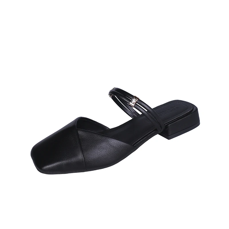 

One Shoe Two Wearing Sandals Female Fairy Wind Gentle Shoes Summer 2019 New Fashion Wild Wear Girl Heart Slippers
