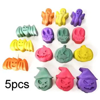 

5 Pcs Halloween Element Small Pet Molar Stone Bunny Chewing Toys Large Size