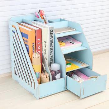 

Stay Gold Wooden Storage Box Multifunctional Bookshelf Makeup Organizer Make Up Organizer Organizer Basket Car-styling