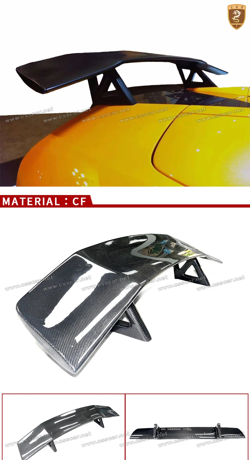 Подходит для Murcielago GT LP640 модифицированное карбоновое волокно заднее крыло задний спойлер крыло углеродное волокно LP670 SV задний спойлер