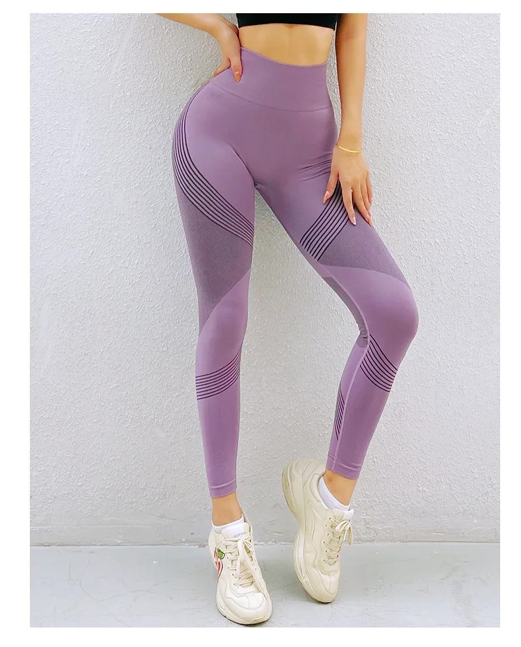 SALSPOR High Waisted Pants Skinny Elasticity Leggings Women Casual Exercise Sportswear Leggings Sport Woman Fitness yoga pants for women