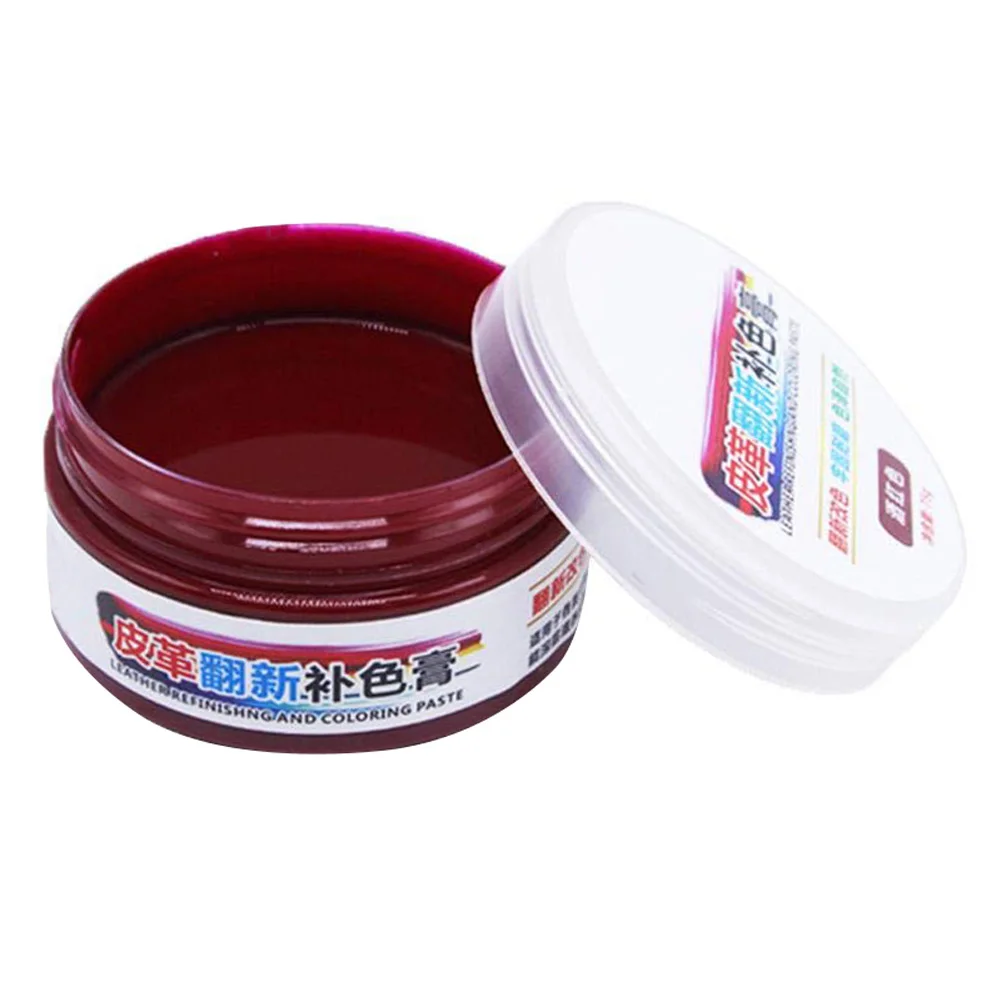 Wine Red Жидкость авто на сиденье в машину на диван кожа ремонт Пальто Отверстия царапины инструменты жидкая кожа Ремонтный комплект автомобиля диван отверстия ремонт HFing - Тип аромата: Wine Red