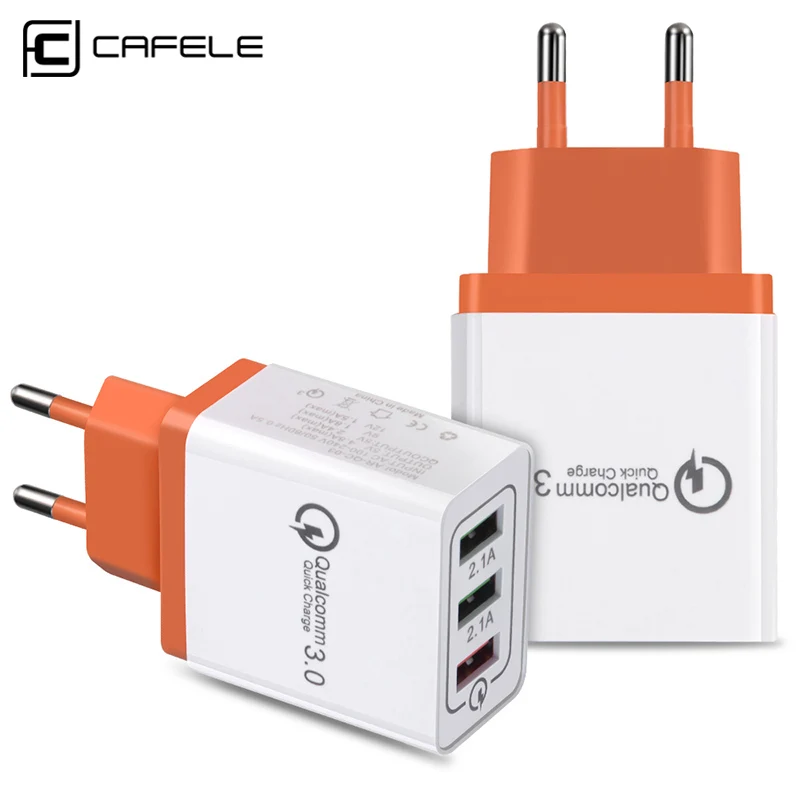 Зарядное устройство Cafele QC 3 0 с USB-портом и поддержкой быстрой зарядки 18 Вт |
