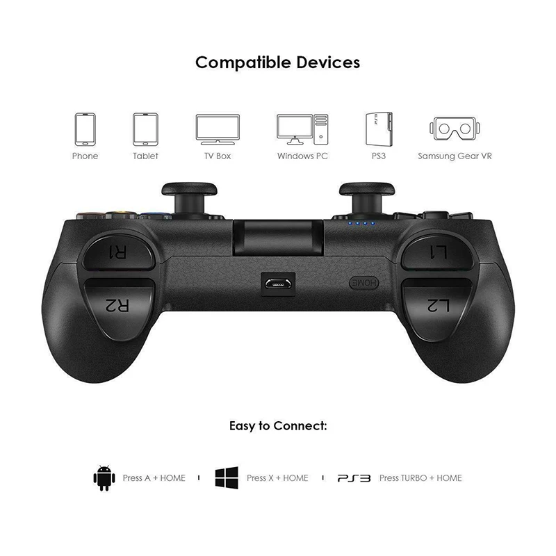 T1 беспроводной Bluetooth игровой контроллер для Android USB проводной геймпад для ПК игровой контроллер для Smart tv/tv Box