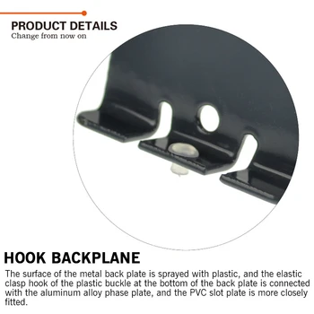 

Practical Key Hanger Wavy Shape Wall Hook Metal Long Strip Home Decoration Living Room Garden Storage Organizer With Screws