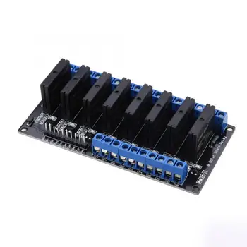 

8 Channels Solid State Relay Module DC-AC Low Level Trigger with Fuse delay relay