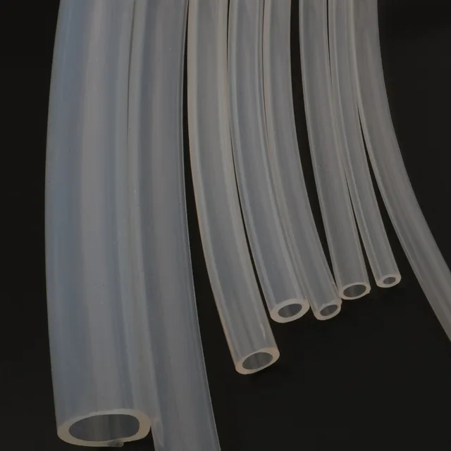 Tubo In Silicone 1.5mm X 2.5mm X 1m - Flessibile Per Pompe D'Acqua, Aria E Olio, Trasparente