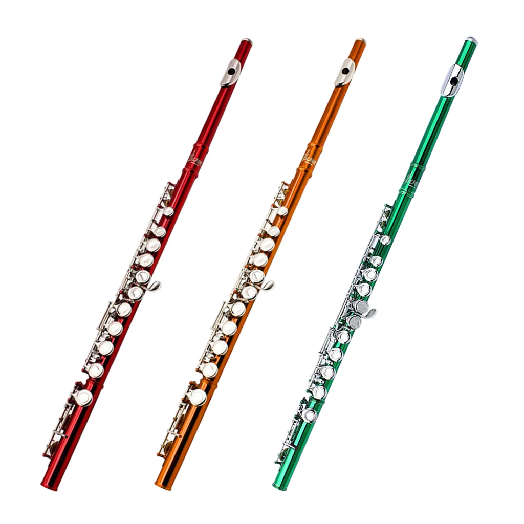 

16 Holes C Key Split E Mechanism Flute for Beginner With Case Cloth Cork Grease Screwdriver