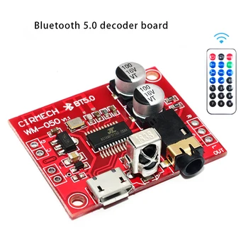 

XY-BT-Mini Bluetooth 5.0 decoder board DIY lossless audio receiver module stereo 4/5000 Support remote control