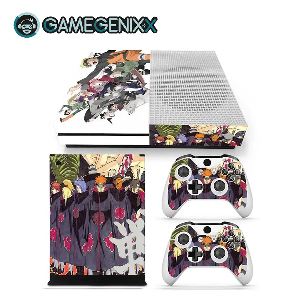 GAMEGENIXX Кожа Наклейка Защитная Наклейка Обложка полный набор для Xbox One Slim консоли и 2 контроллеров-Наруто
