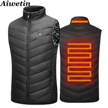 Heating Vest Waistcoat Thermal-Clothing Jacket Men Outdoor Hiking Sports Winter Women