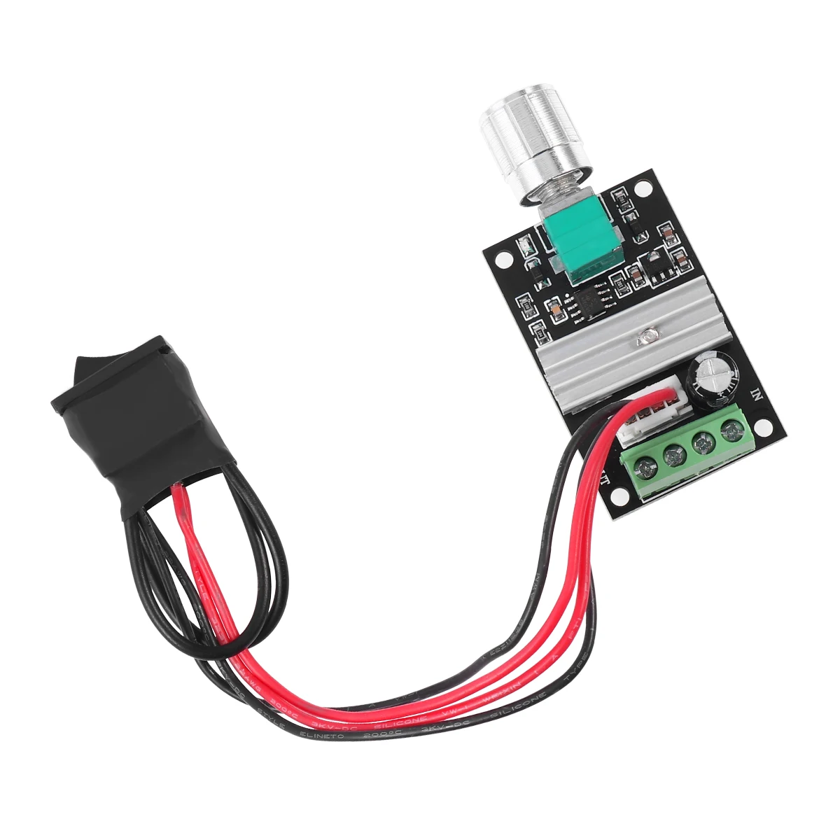 UEETEK 1 шт. контроллер переменной прочный электронный PWM Скорость доска моторный контроллер для автомобиля, грузовика, лодки