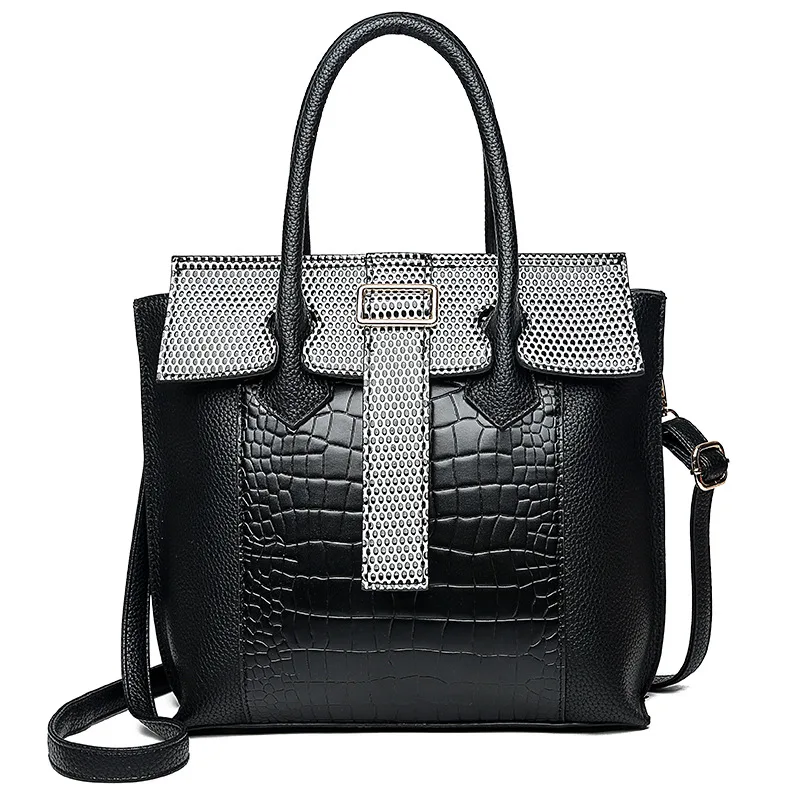 

Hot Sale New Shoulder Messenger Handbag Fashion Trend Crocodile Pattern Large Capacity Women Bag