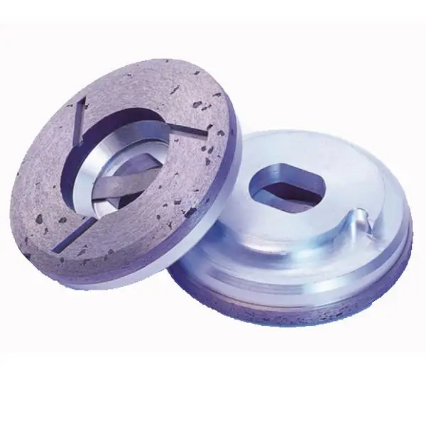 4 inch 5inch Diamond Aluminum Cup Wheel With Snail Lock For Stone Grinding