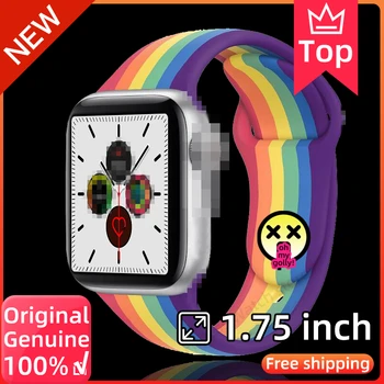 

W26 1.75 Inch HD Screen Smart Watch 2020 PPG + ECG Body Temperature Bluetooth Call IP68 Waterproof Men SmartWatch pk iwo x6 t500