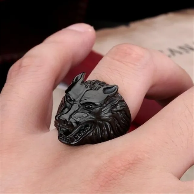 Cool Wolf Head Style Rings